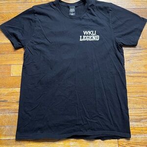 Hanes Black WKU LEGEND Short Sleeve Crew T-Shirt